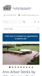 Mobile Screenshot of annarbordecks.com